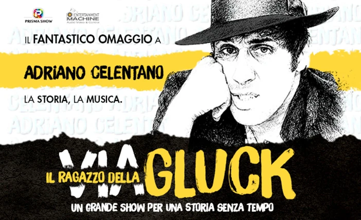 Visual promozionale dello spettacolo Il Ragazzo della Via Gluck